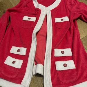 Pink BCBJ and White Buttoned Cardigan w matching pants